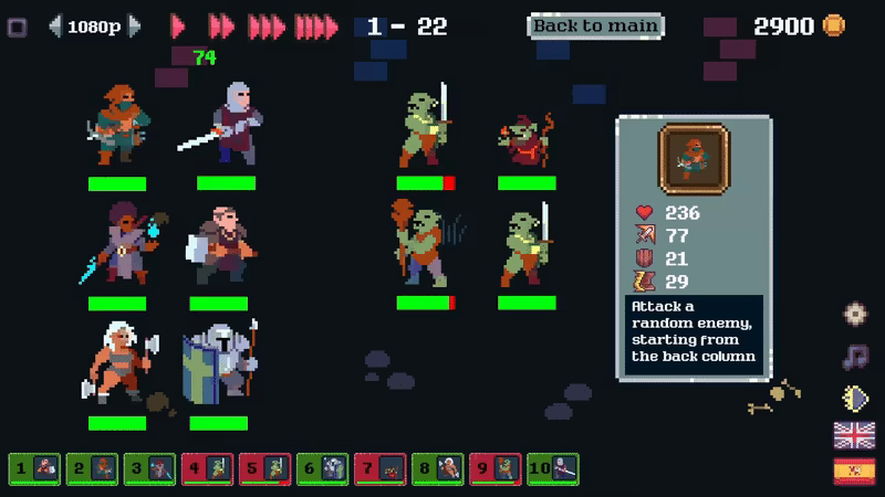 Dungeon Tactics: Idle, Incremental, Autobattler video 1