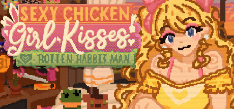 Sexy Chicken Girl Kisses Rotten Rabbit Man