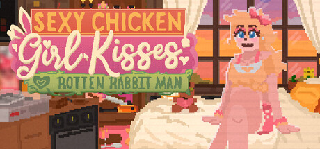 Sexy Chicken Girl Kisses Rotten Rabbit Man - similar game to MONSTER SLAYER by xx morgan period xx