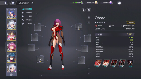 Taimanin Squad game for Linux 1