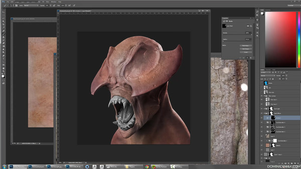 Sculpting and Rendering an Axehead Demon screenshot 5