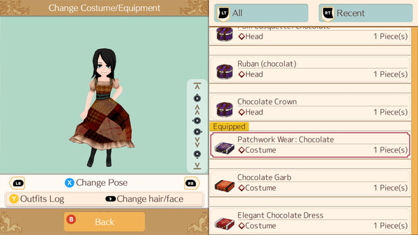 Chocolate Attire - WorldNeverland - Daily Life in the Elnea Kingdom - Another Life Adventure