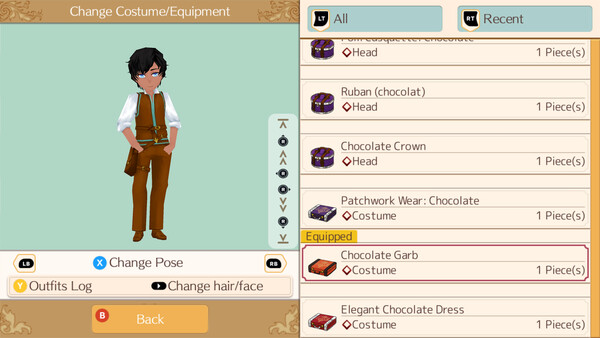 Chocolate Attire - WorldNeverland - Daily Life in the Elnea Kingdom - Another Life Adventure