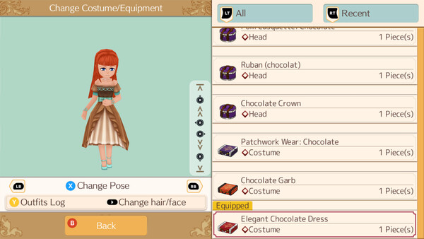Chocolate Attire - WorldNeverland - Daily Life in the Elnea Kingdom - Another Life Adventure