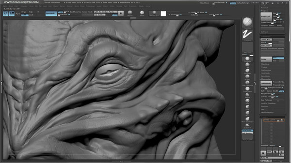 Sculpting and Rendering a Cthulhu Bust screenshot 3