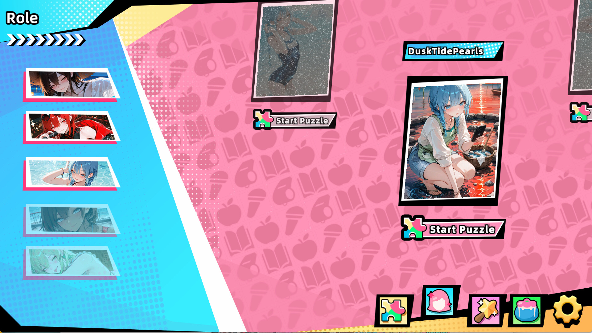 THROUGH TIME·SUMMER OF GIRL PUZZLE screenshot #1