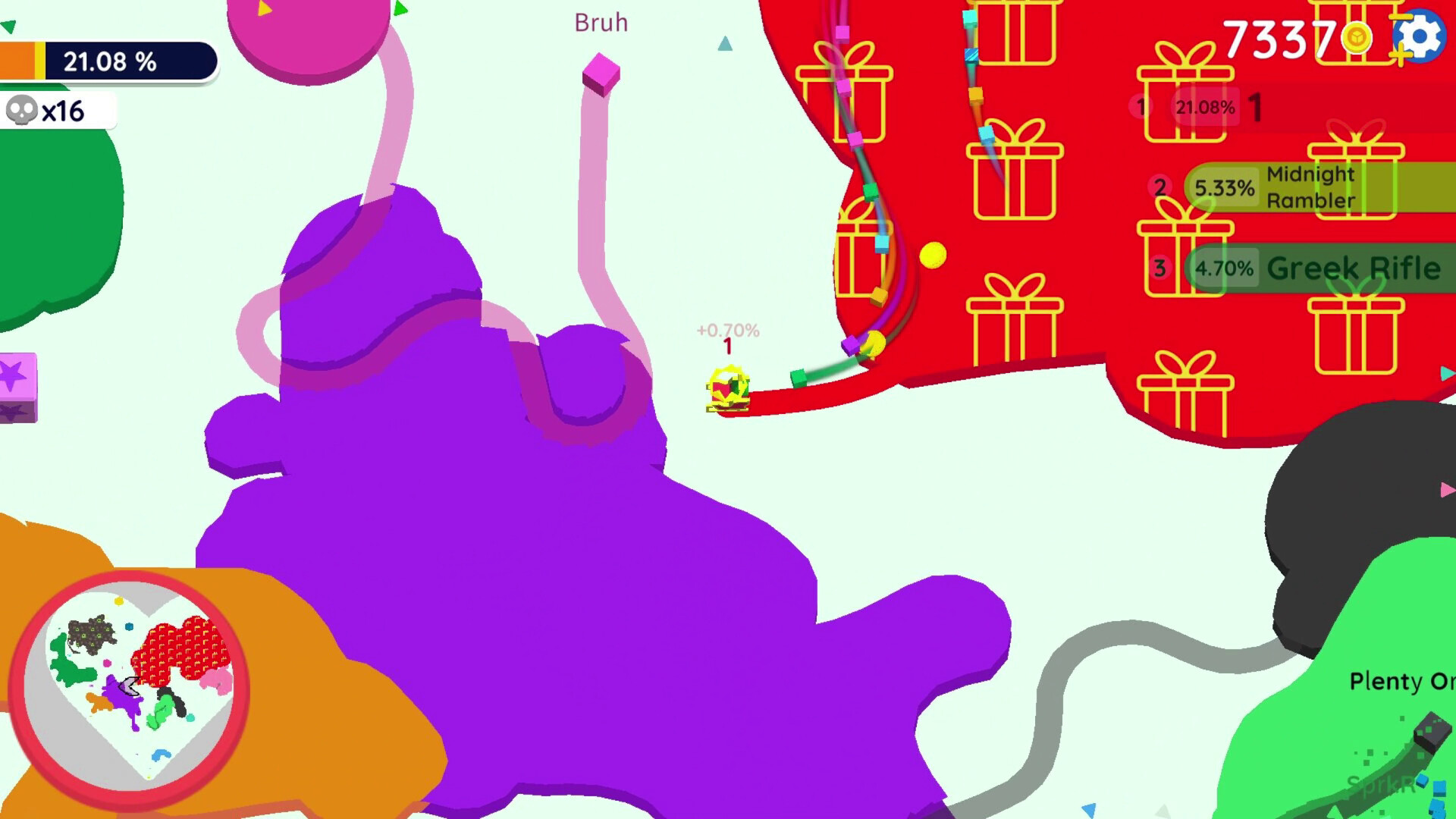 Paper io 2: Christmas DLC Featured Screenshot #1