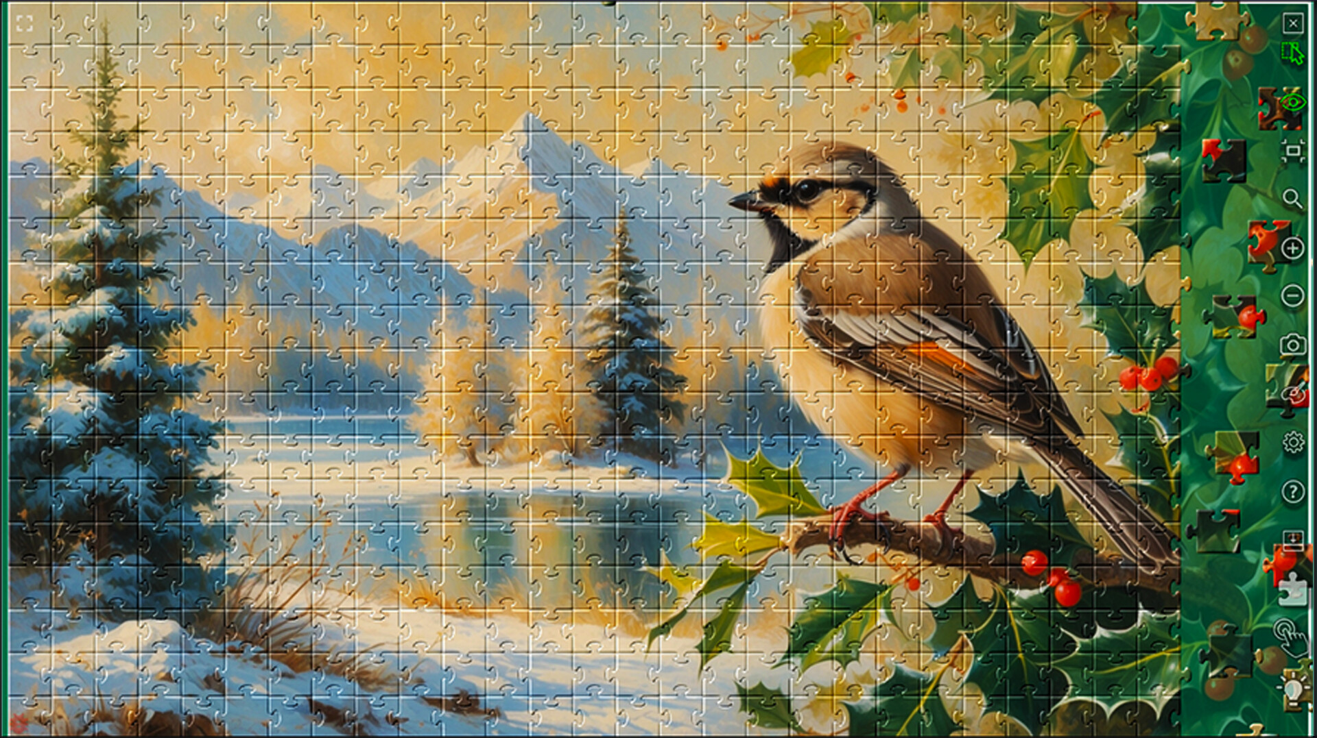 Master of Pieces © Jigsaw Puzzle DLC - Silver Winter Featured Screenshot #1