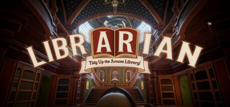 Steam header art for Librarian: Tidy Up the Arcane Library!