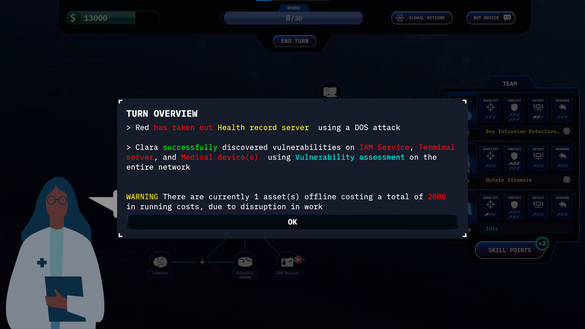 RxB - Cyber security management game screenshot 3