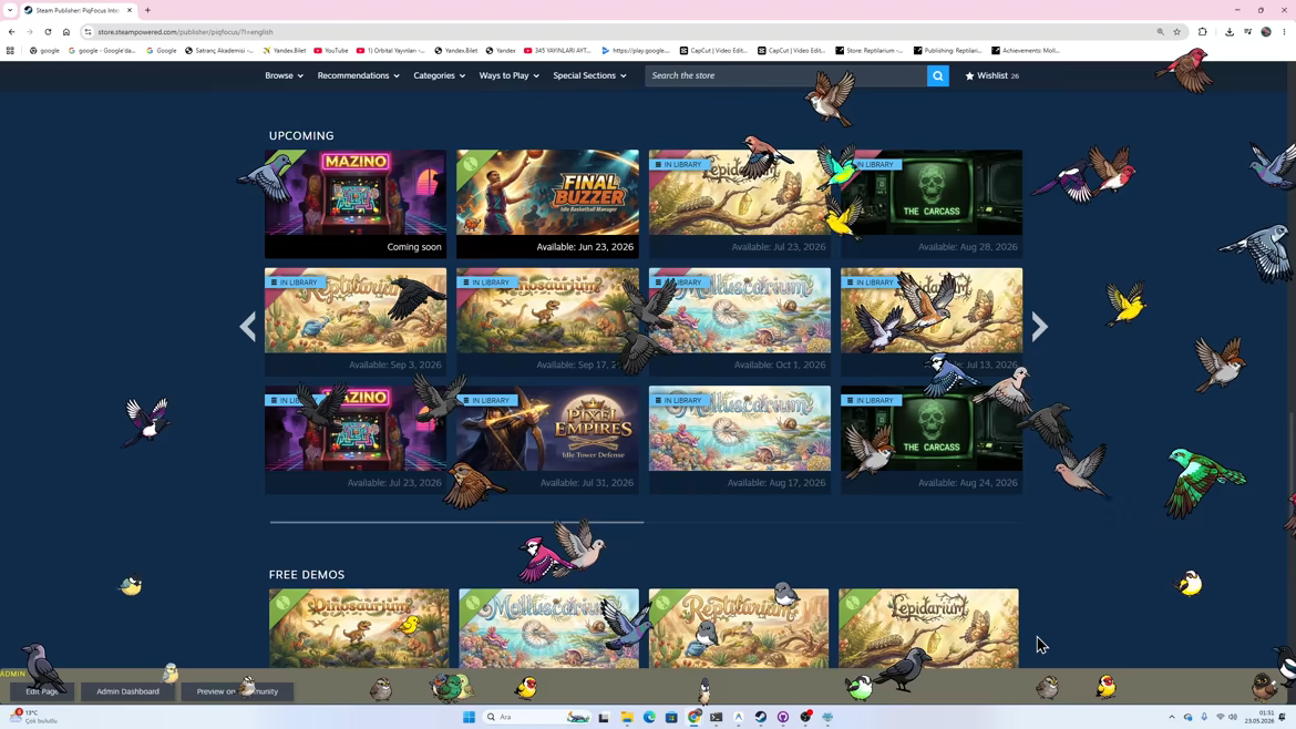 Aviarium video 3
