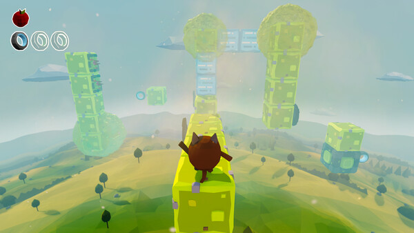 Screenshot of Gravitten gameplay showing in-action mechanics