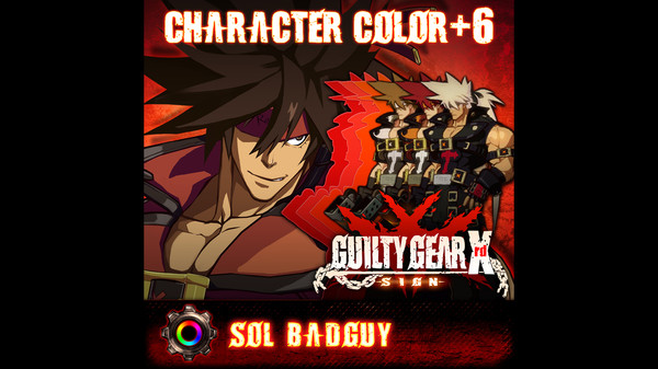 KHAiHOM.com - GGXrd Extra Color Palettes - SOL BADGUY