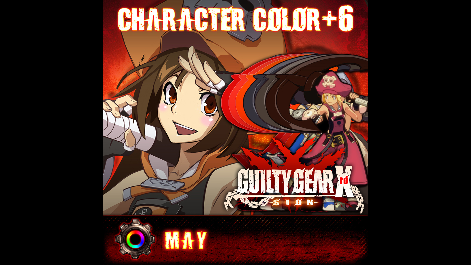 GGXrd Extra Color Palettes - MAY Featured Screenshot #1