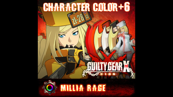 KHAiHOM.com - GGXrd Extra Color Palettes - MILLIA RAGE