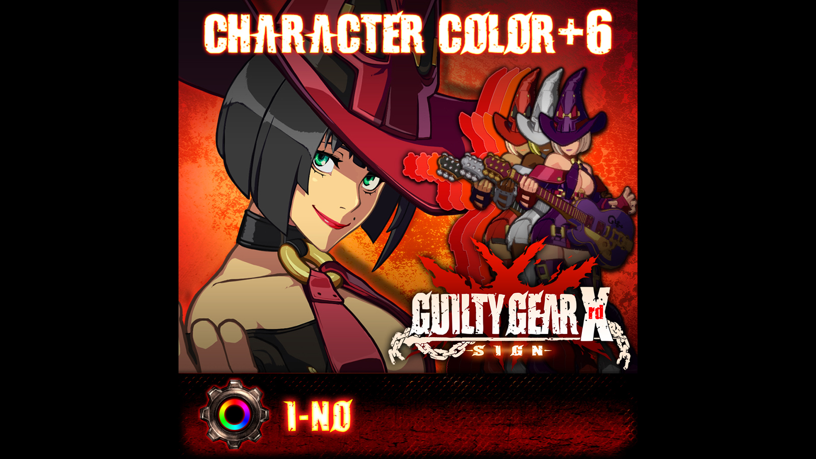 GGXrd Extra Color Palettes - I-NO Featured Screenshot #1