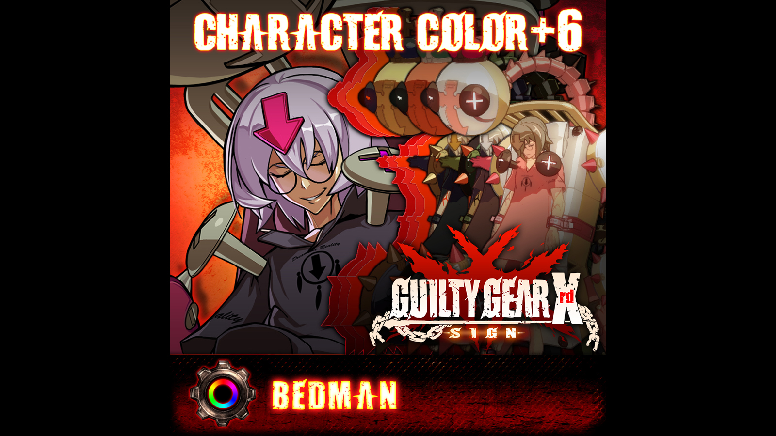 GGXrd Extra Color Palettes - BEDMAN Featured Screenshot #1