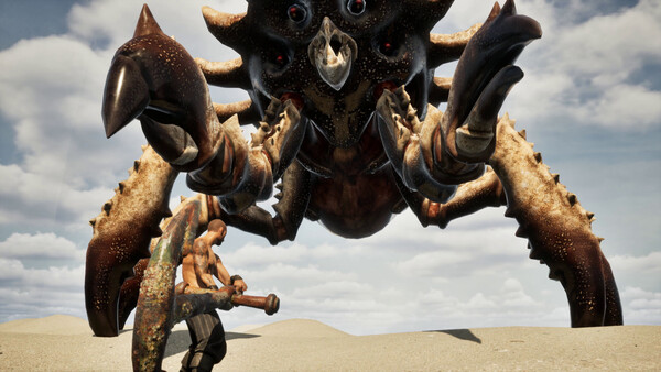 Screenshot of Unbowed gameplay showing in-action mechanics