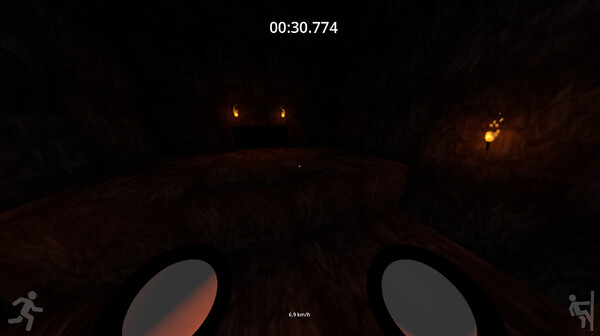 Screenshot of Spam Runner 2 gameplay showing in-action mechanics