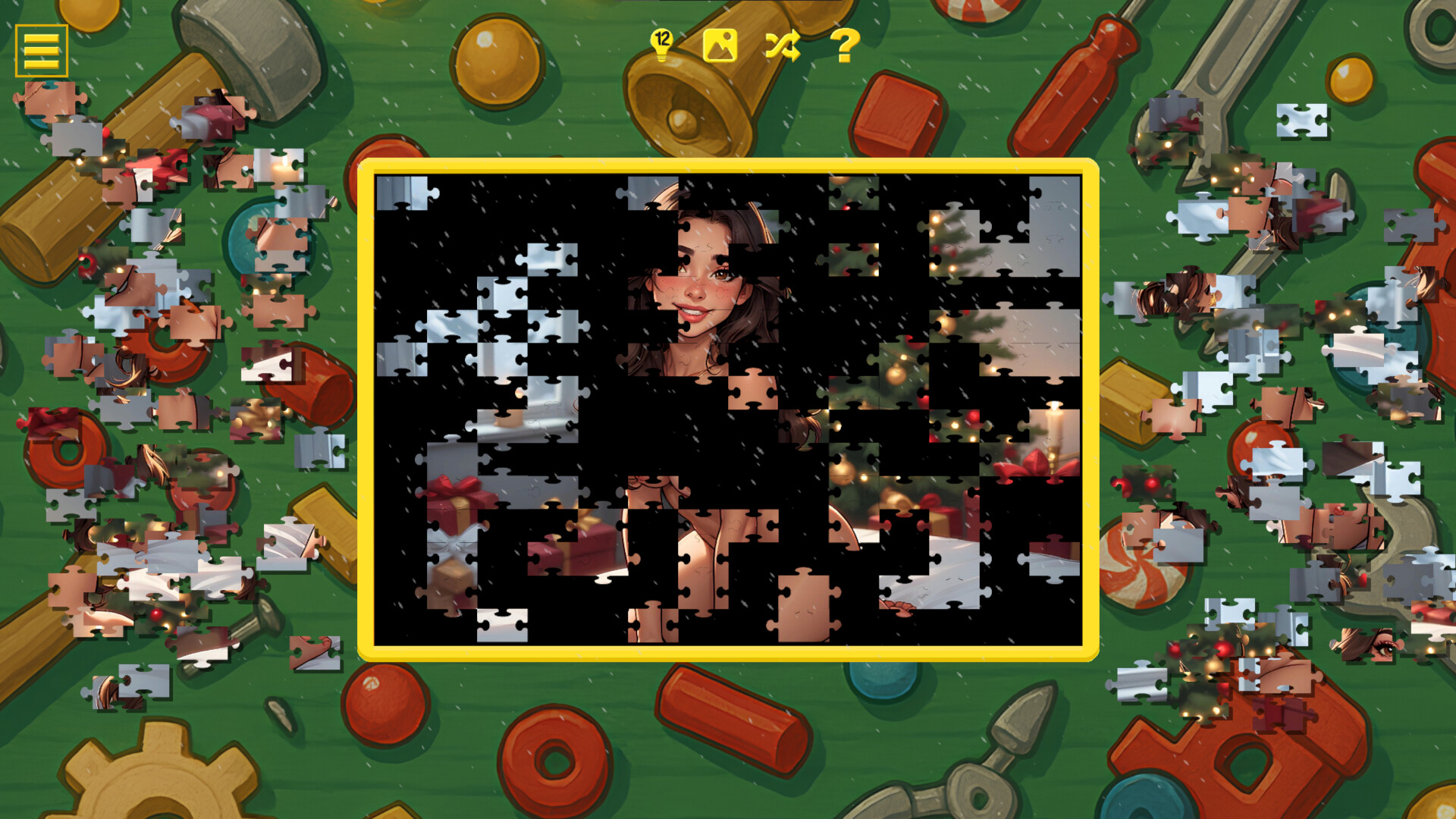 Santa’s Little Secrets – Naughty Jigsaw screenshot #8