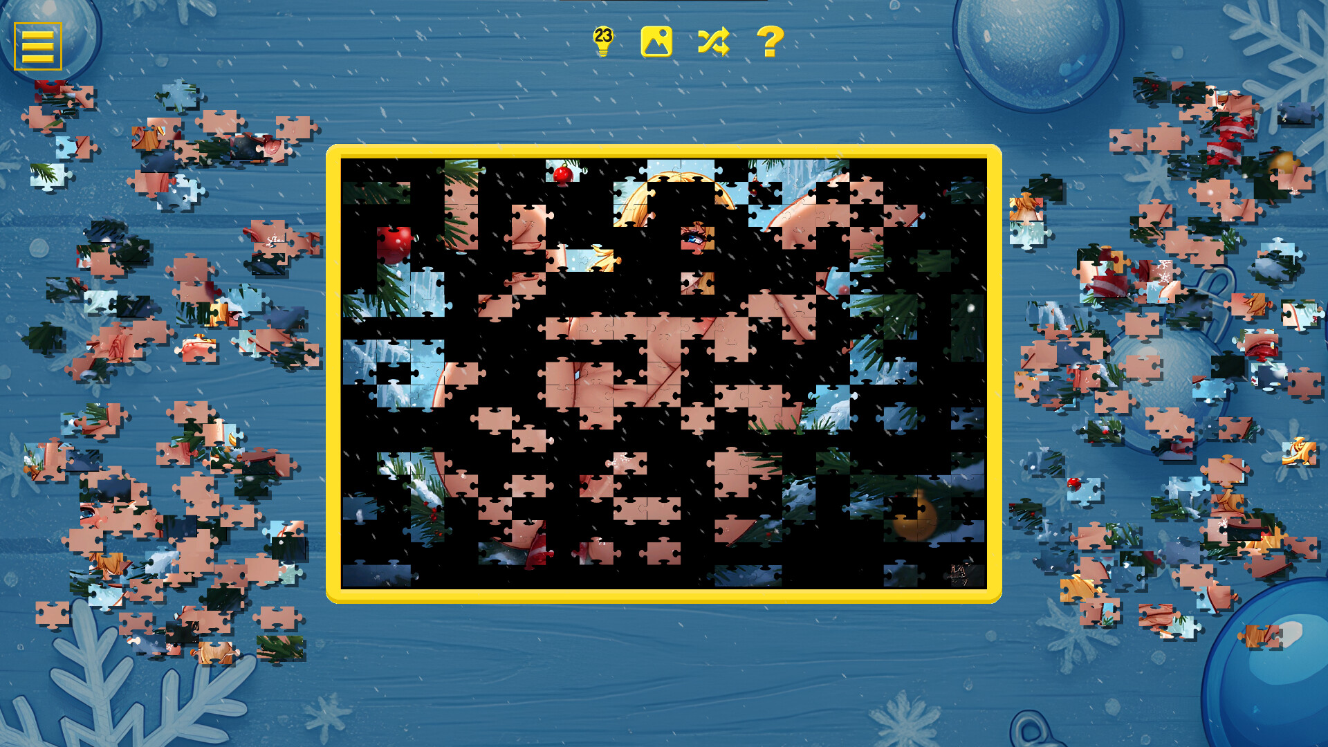 Santa’s Little Secrets – Naughty Jigsaw screenshot #5