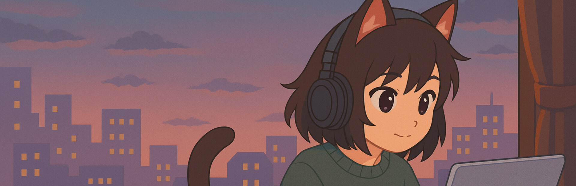 Lofi Neko Girl: Idle Companion