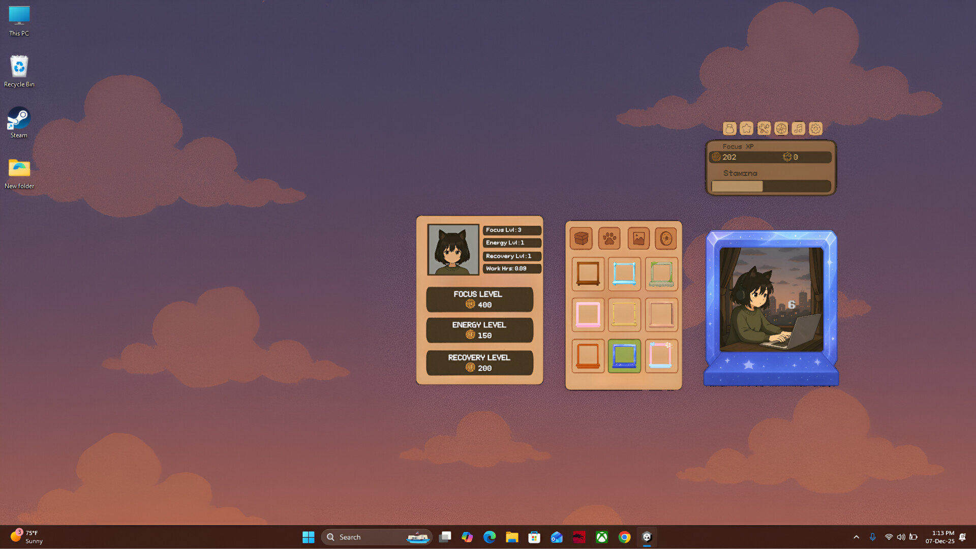 Lofi Neko Girl: Idle Companion screenshot #5