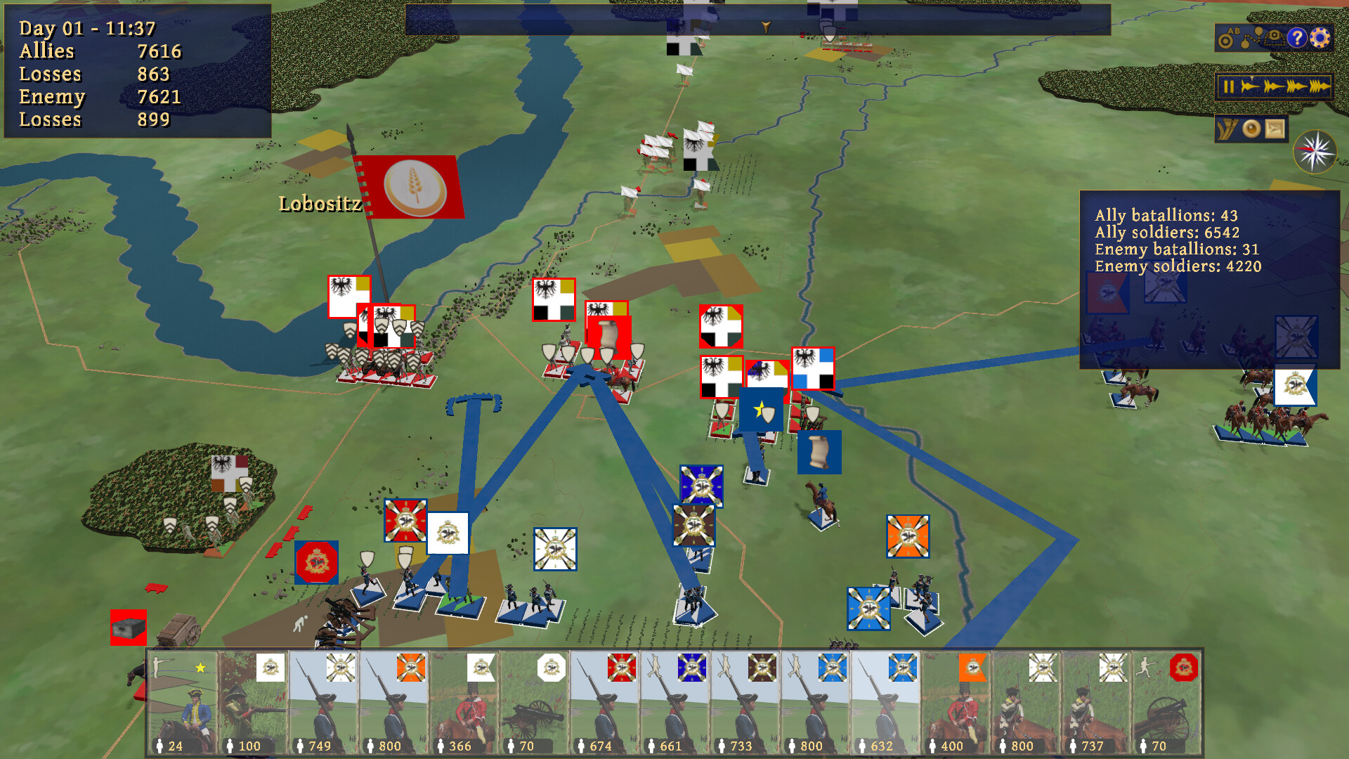 Kriegsspiel ~ 7 Years' War screenshot #3