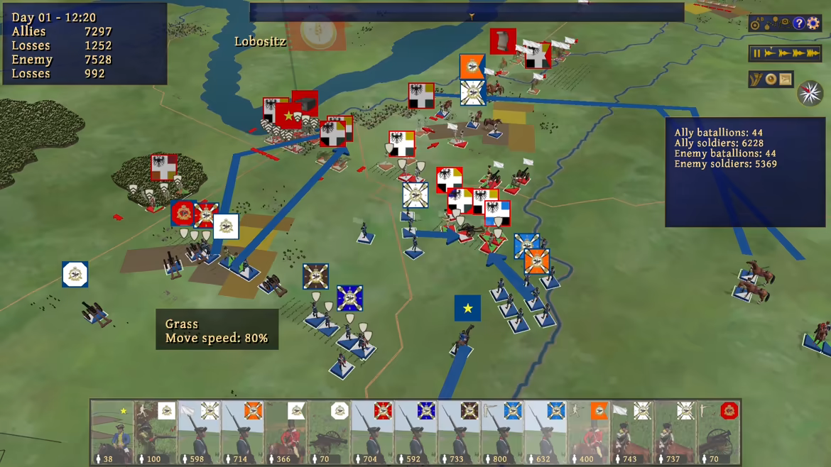 Kriegsspiel ~ 7 Years' War video 1