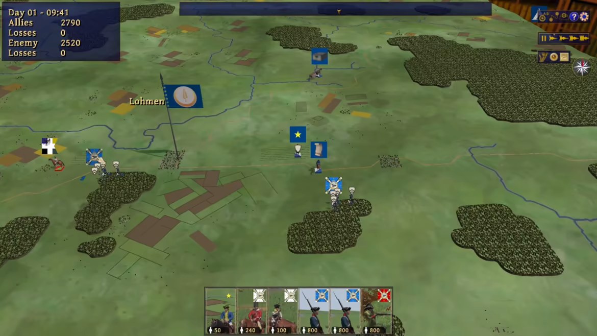 Kriegsspiel ~ 7 Years' War video 2