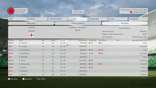 Football Career Mode 28 screenshot 4