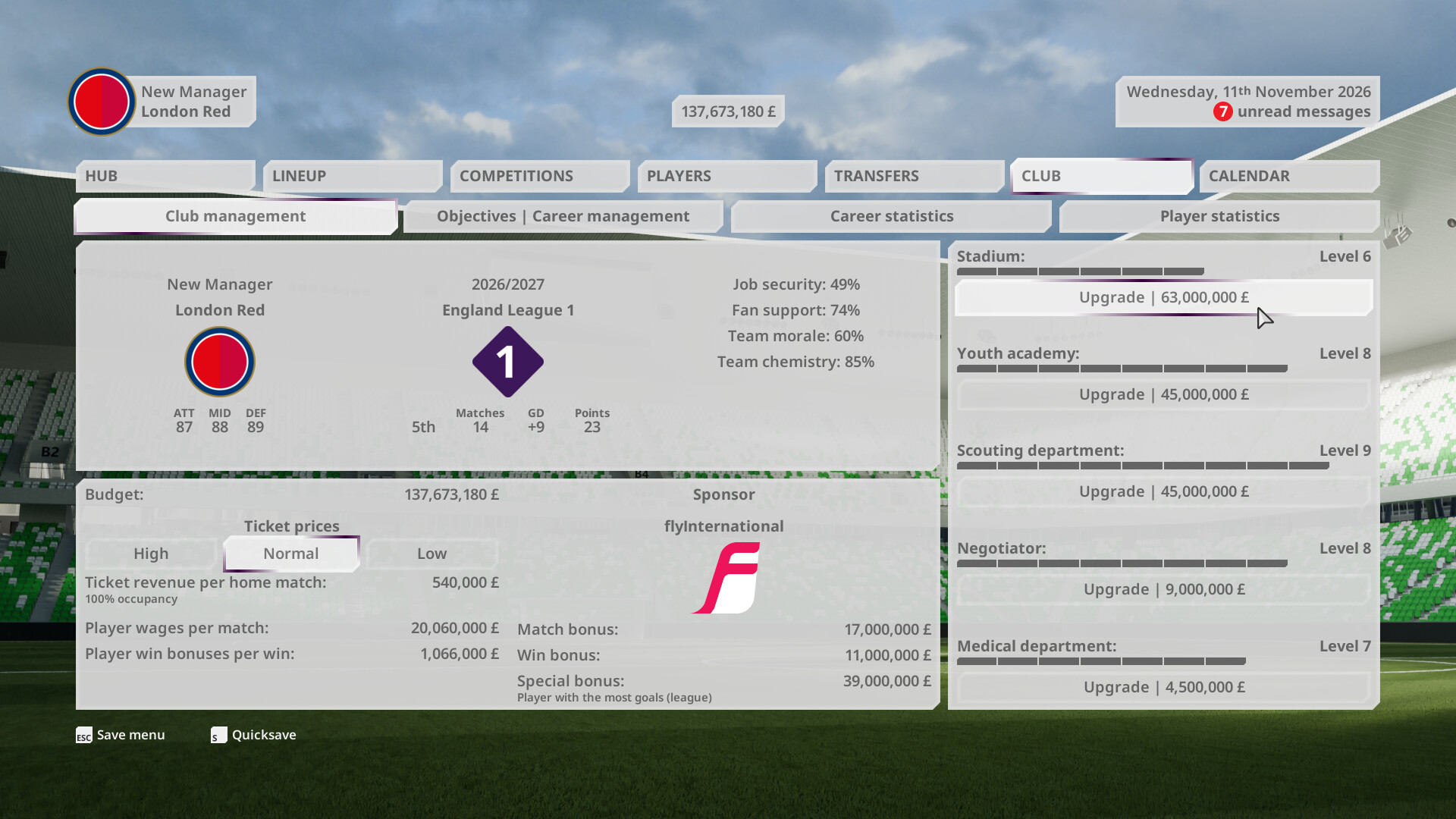 Football Career Mode 28 screenshot 6