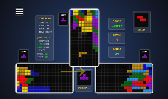 Screenshot of Tetraverse