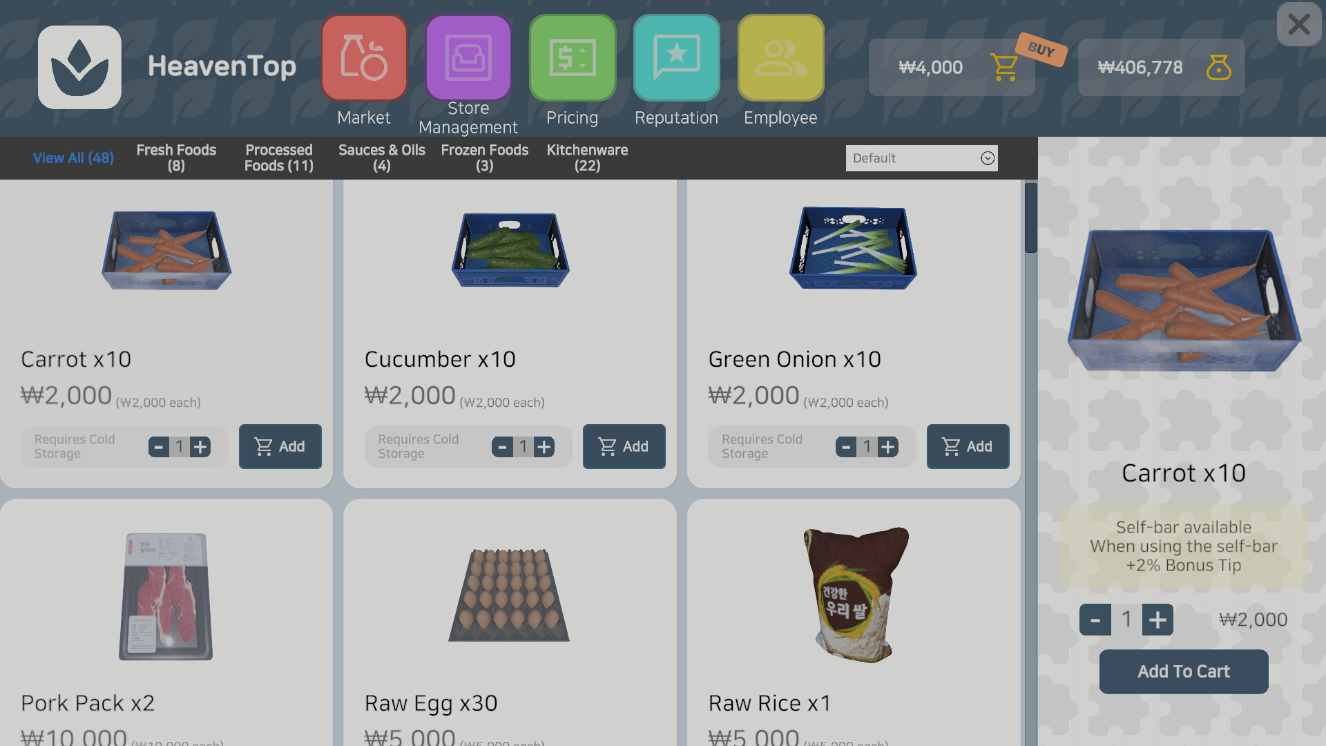 Kimbap Heaven Simulator screenshot 3