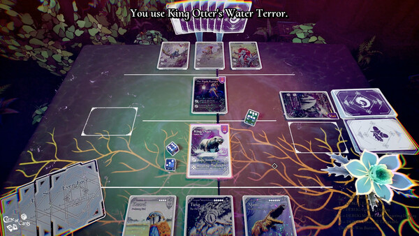 Screenshot of Curse of Cards gameplay showing in-action mechanics