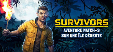 Survivors · Aventure match-3 sur une île déserte