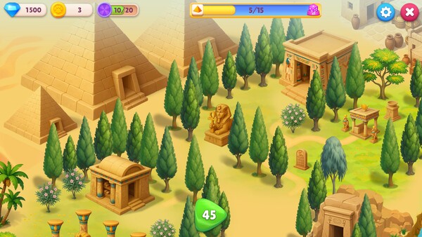 Sort Pawzzle: Paws of Pharaoh game for windows Pc 1