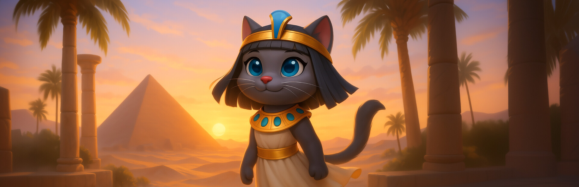 Sort Pawzzle: Paws of Pharaoh