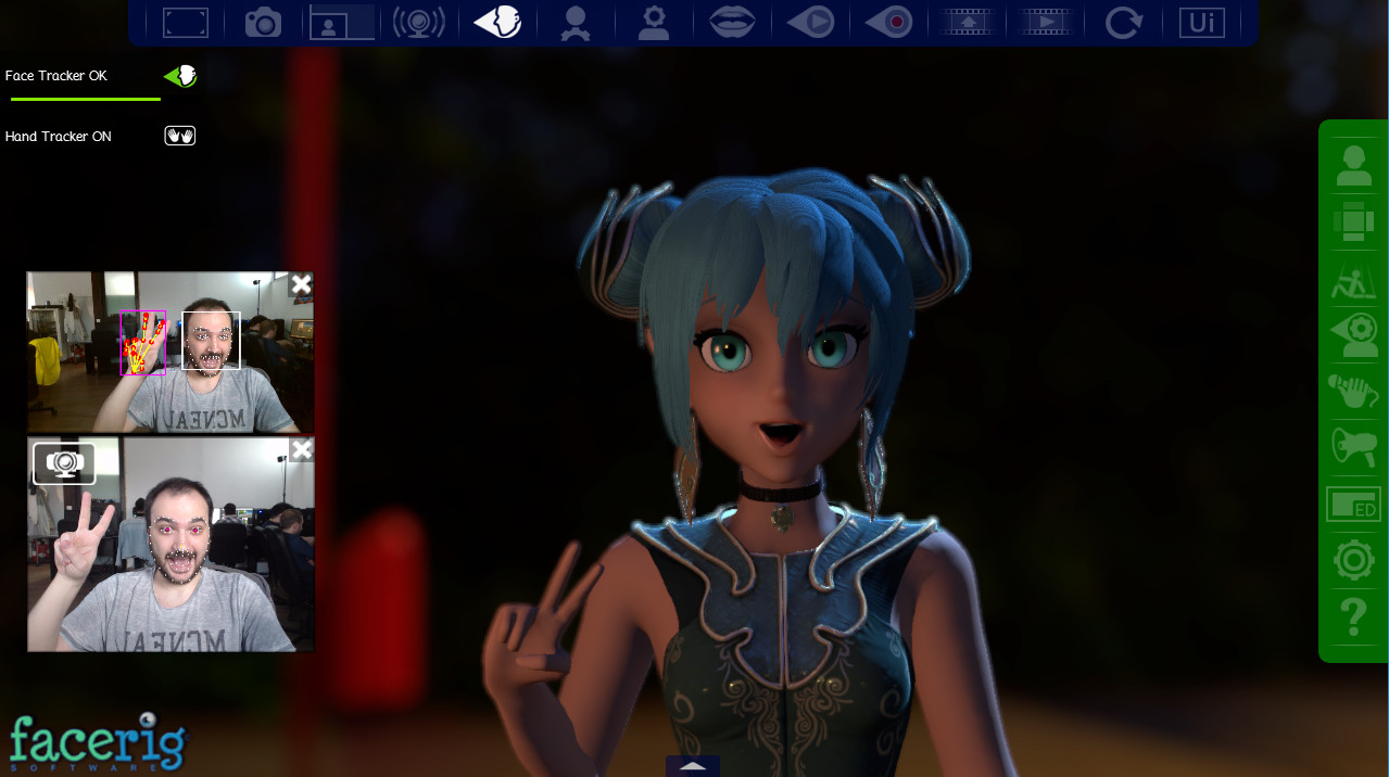 FaceRig support for Intel® RealSense™ Featured Screenshot #1