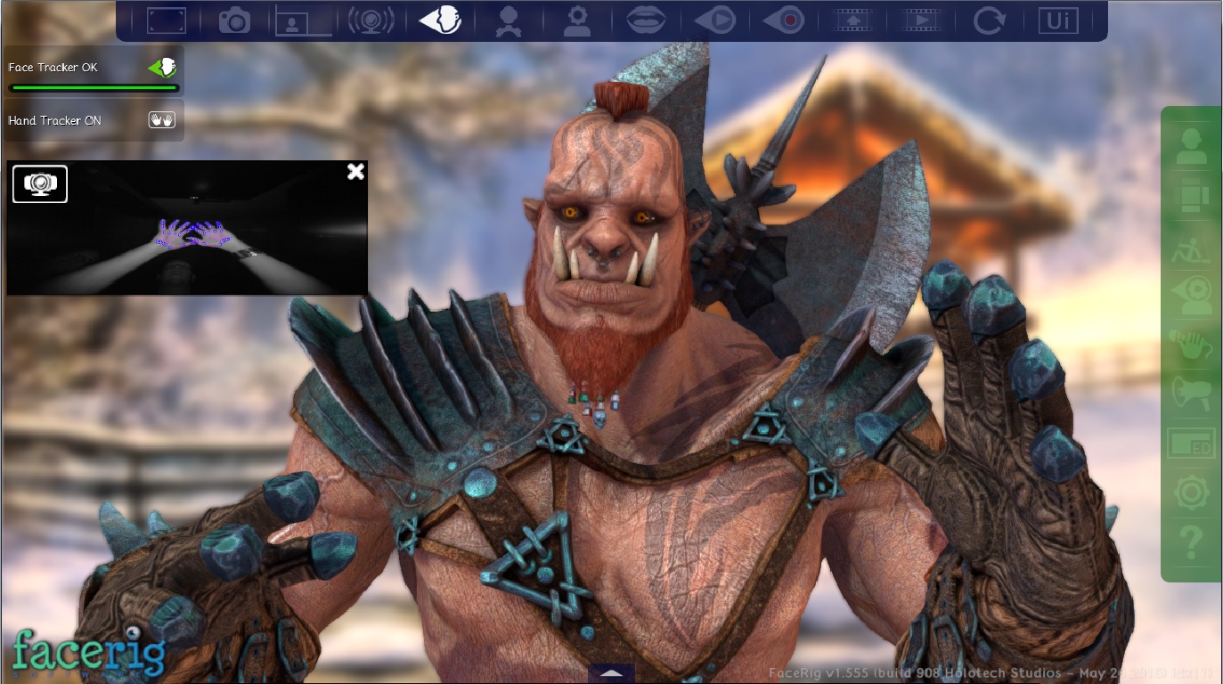 FaceRig Support for Leap Motion™ Controller Featured Screenshot #1