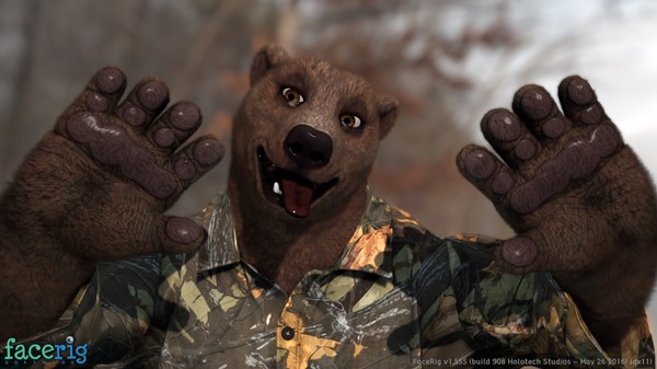 FaceRig Strong Paws