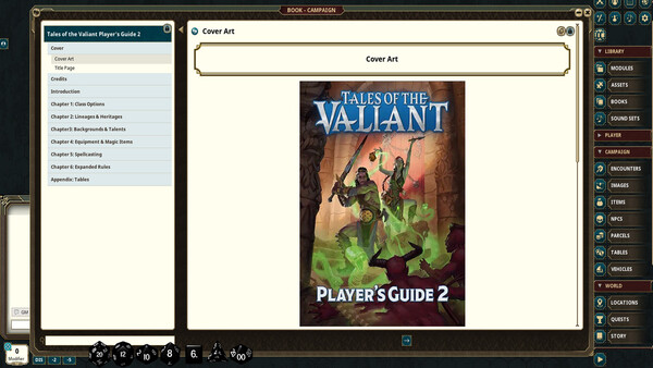 Fantasy Grounds - Tales of the Valiant: Player's Guide 2