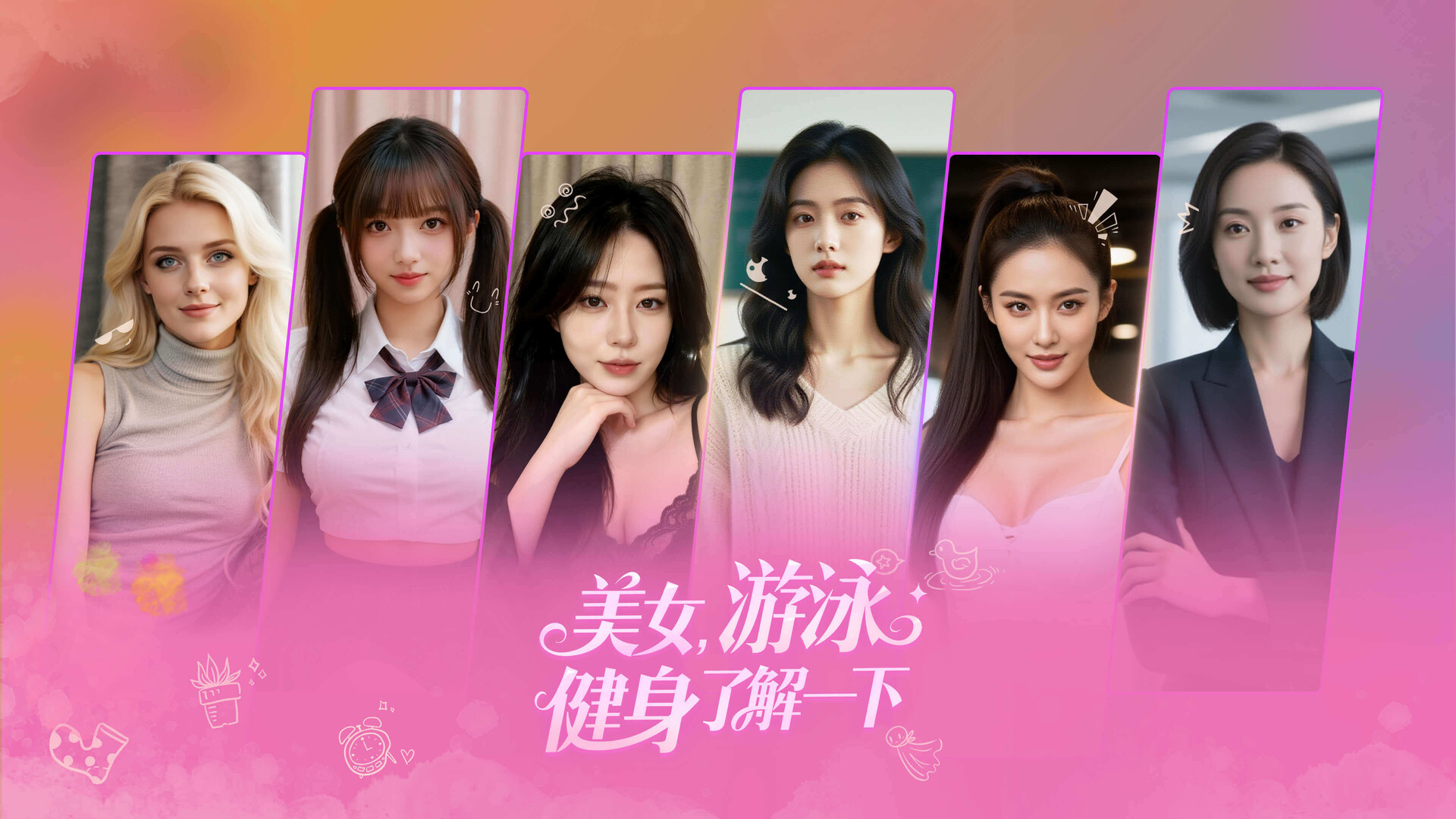 美女,游泳健身了解一下 screenshot 1