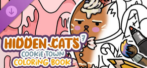 HIDDEN CATS 7: Cookie Town - Coloring Book