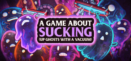 A game about sucking (up ghosts with a Vacuum) header art