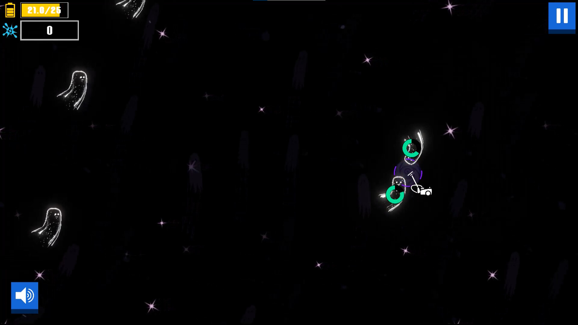 A game about sucking (up ghosts with a Vacuum) screenshot #1