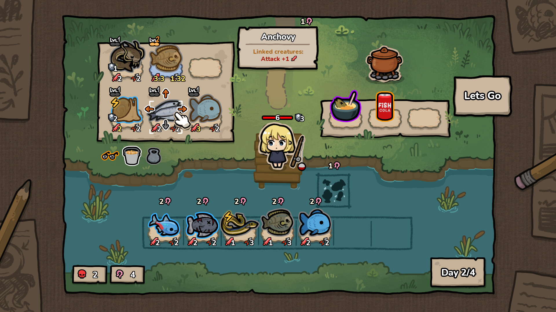 Brofish: Fishing Autobattler screenshot #1