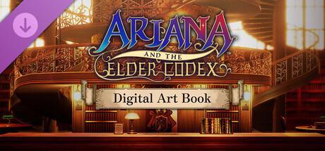 Ariana and the Elder Codex Digital Art Book banner image