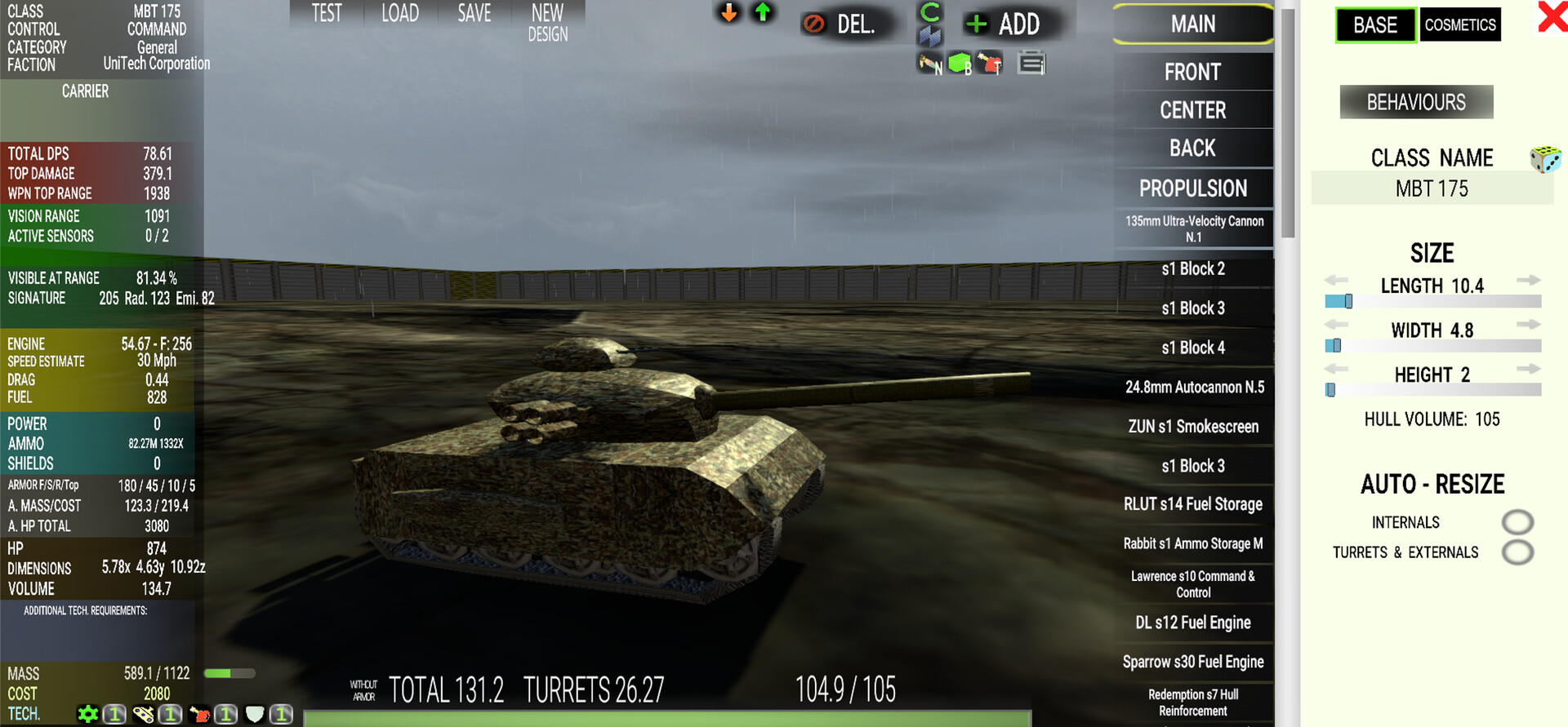 Mk50TWL Vehicle Battler Custom Slider screenshot #10