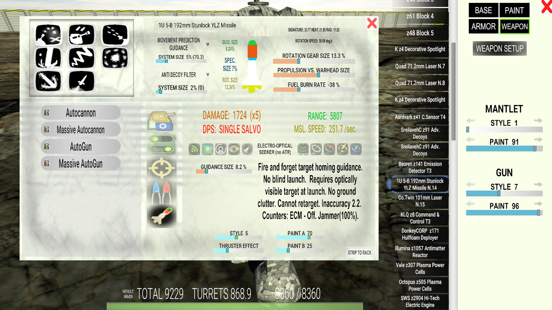 Mk50TWL Vehicle Battler Custom Slider screenshot #8